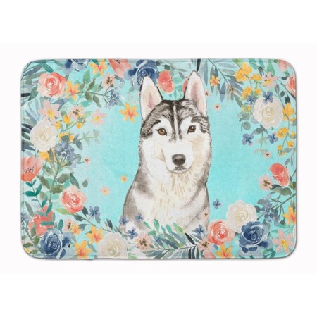 Carolines Treasures Siberian Husky Machine Washable Memory Foam Mat CK3408RUG